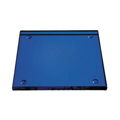 Blue Glass Square Coaster - 10cm by Glassware UK