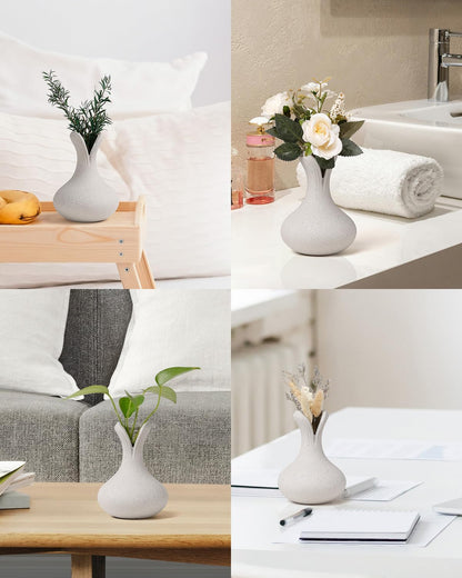 BosilunLife Elemental Flower Vase - Speckled Grey