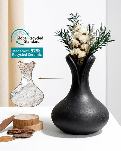 BosilunLife Elemental Flower Vase - Black