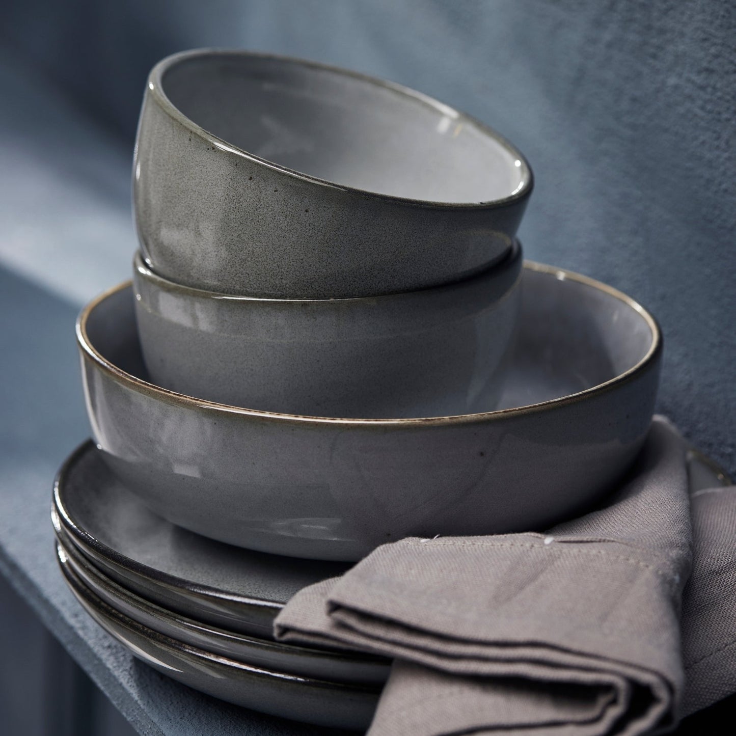 Grey Amara Pasta Bowl