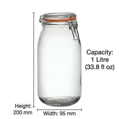 Glass Preserving Jar - 1L