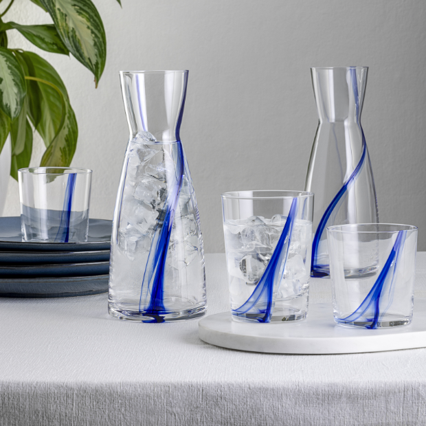 Bormioli Rocco Stria Glass Tumblers - 355ml - Set of 6