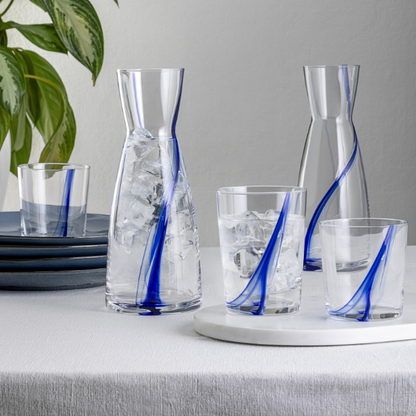 Bormioli Rocco Stria Glass Tumblers - 355ml - Set of 6