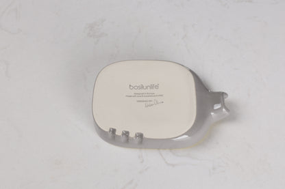 Bosilunlife Grey & Yellow Timeless Elegance Soap Dish