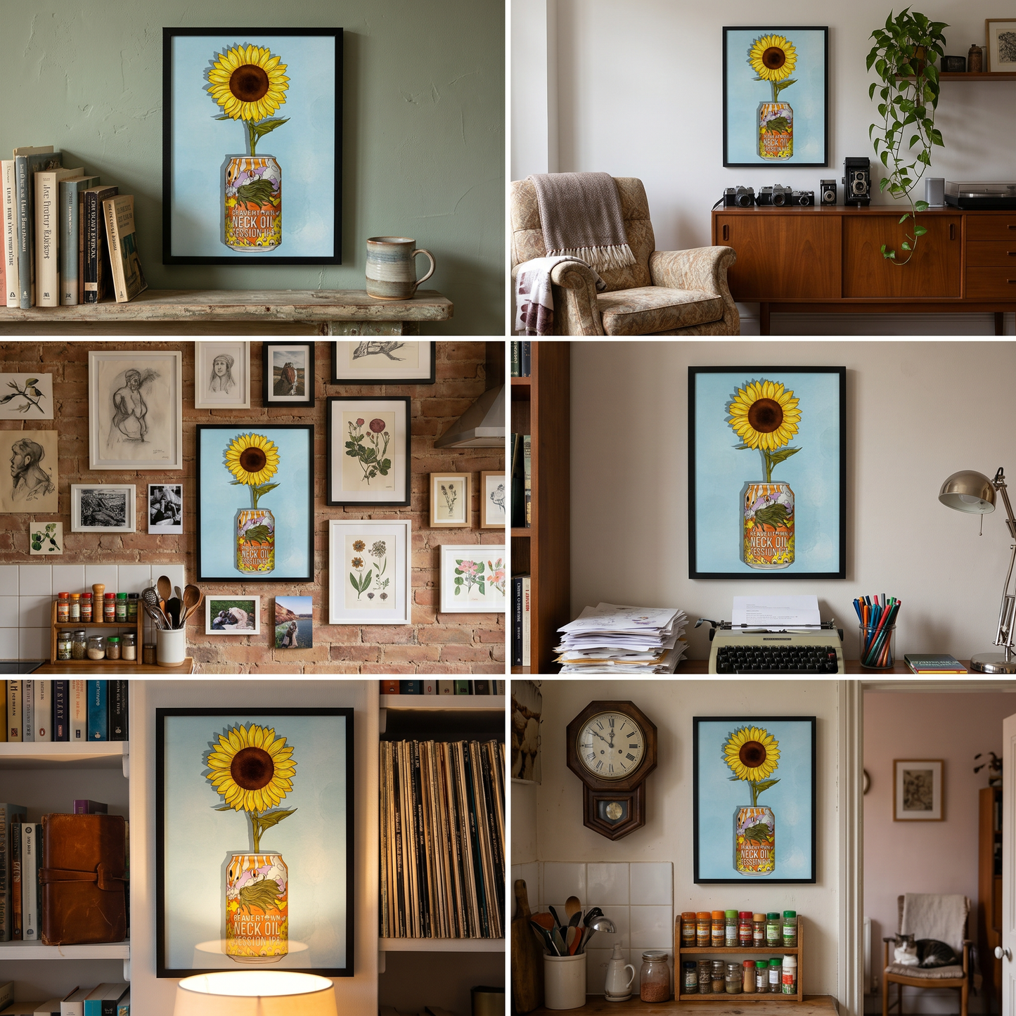 Beavertown & Flowers - A3 Print