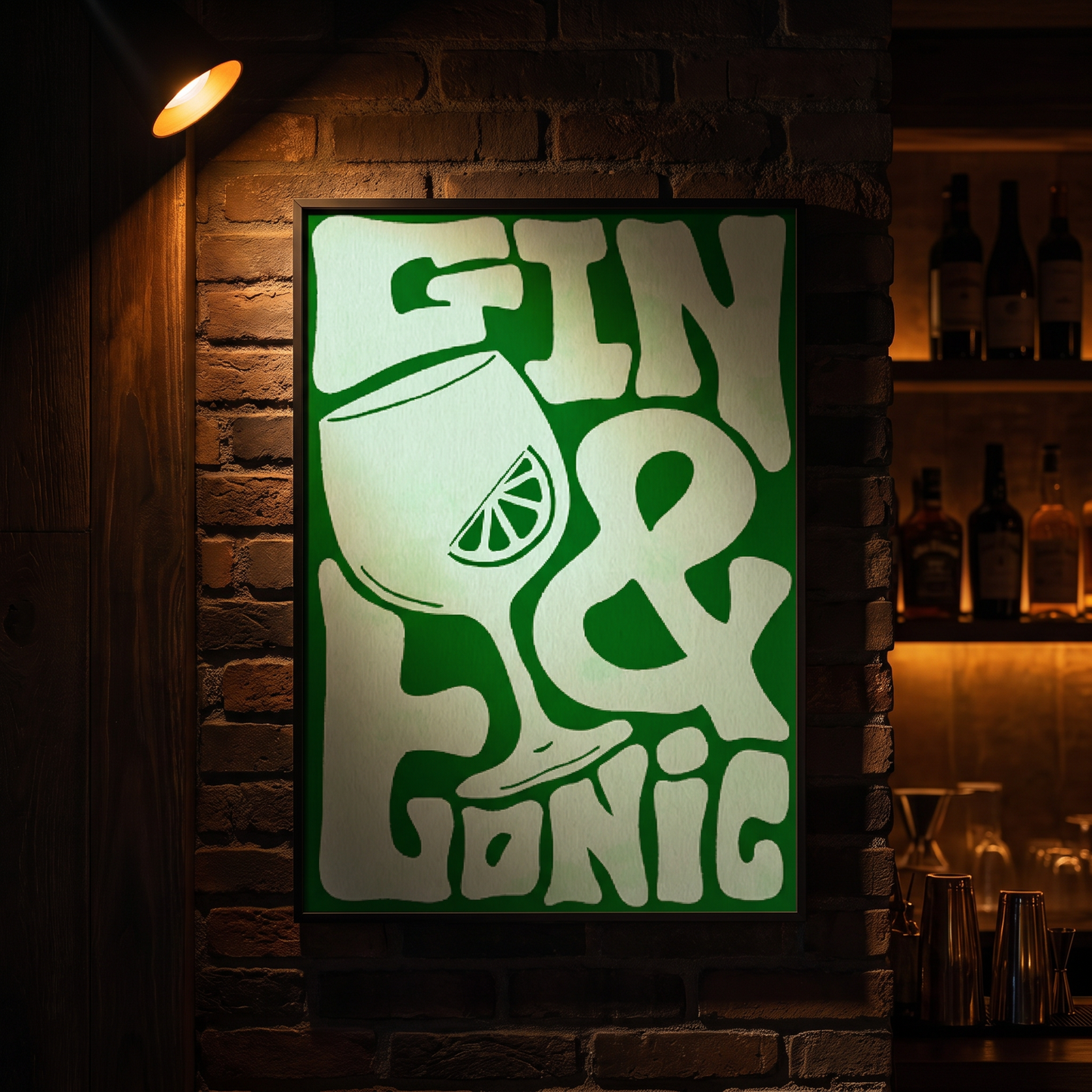 Funky Gin & Tonic - A4 Print