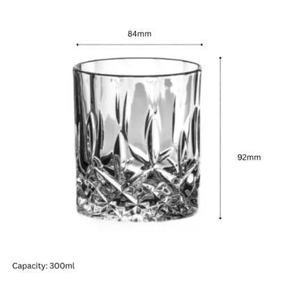 Dorchester Crystal Whisky Decanter Set – 3 Pieces by Glassware UK