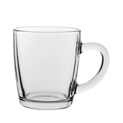 Barrel Toughened Glass Mug - 340ml