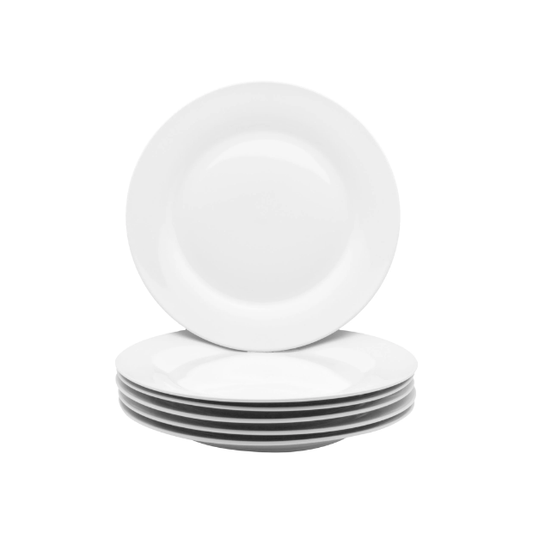 Argon Tableware Classic Wide Rimmed Dinner Plate - 27cm