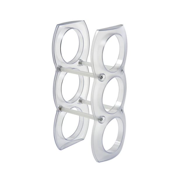 3 Bottle Plastic Wine Rack