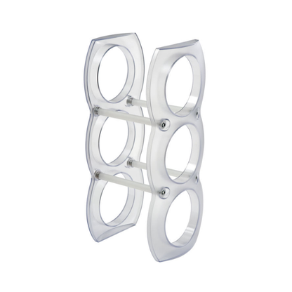3 Bottle Plastic Wine Rack