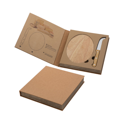 Cheese Set with Wooden Cutting Board