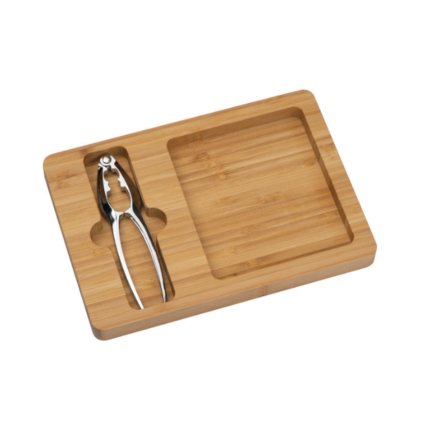 Bamboo Board with Nutcracker