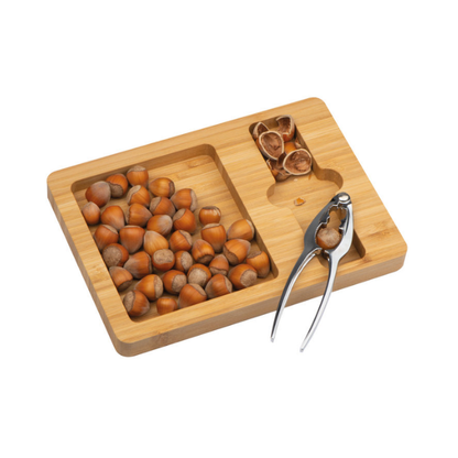 Bamboo Board with Nutcracker