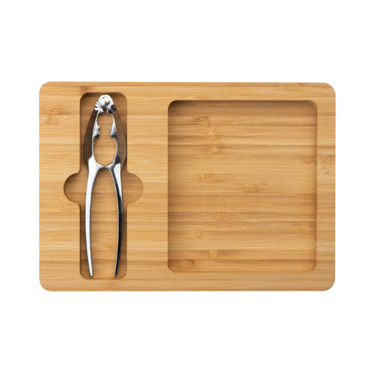 Bamboo Board with Nutcracker