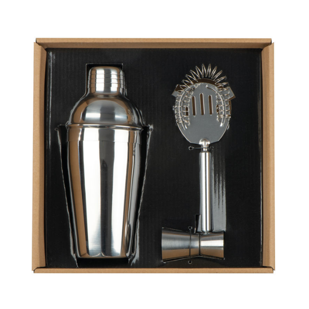 Metal Cocktail Set - 3 Piece