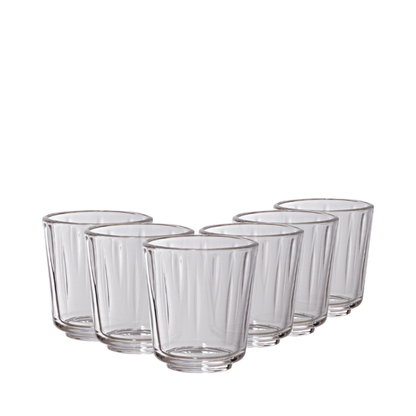 Vidivi Murano Lance Glass Tumblers - 290ml - Set of 6