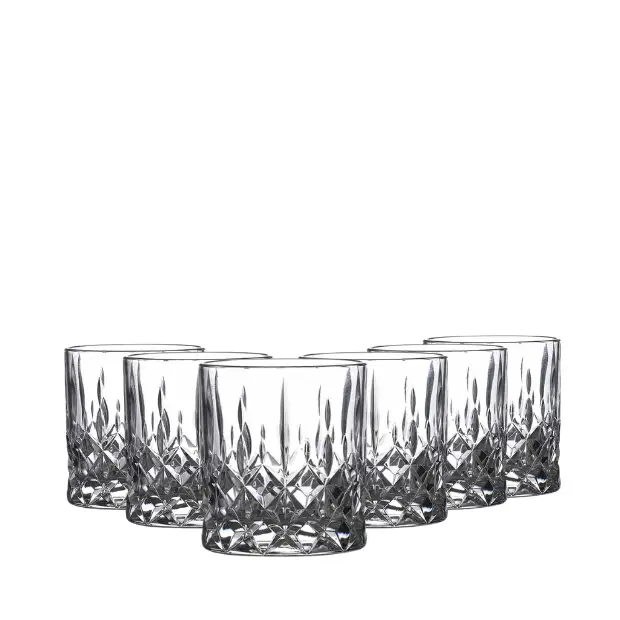 Vidivi Venezia Lance Glass Tumblers - 300ml - Set of 6