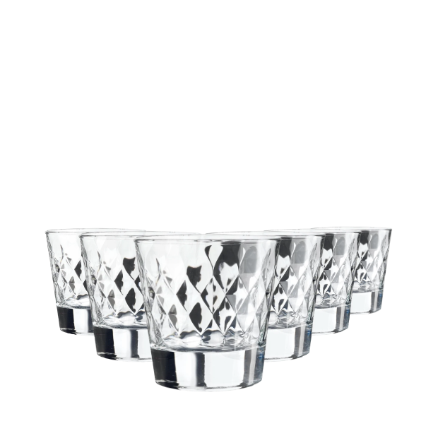 Vidivi Lyra Glass Tumblers - 360ml - Set of 6