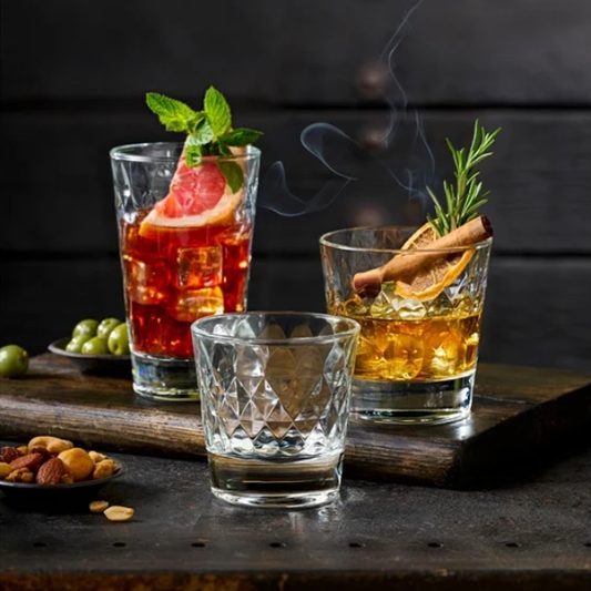 Vidivi Lyra Glass Highballs - 400ml - Set of 6