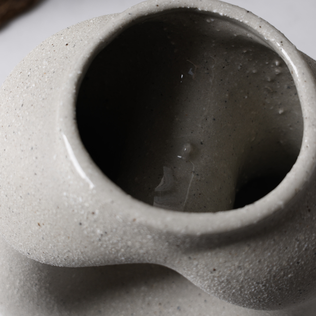 BosilunLife Harmony Flower Vase - Matte Grey
