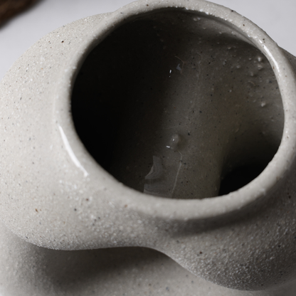BosilunLife Harmony Flower Vase - Matte Grey