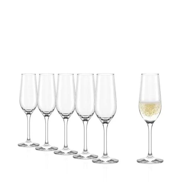 Stolzle Event Champagne Flutes - 195ml - Set of 6 by Stolzle