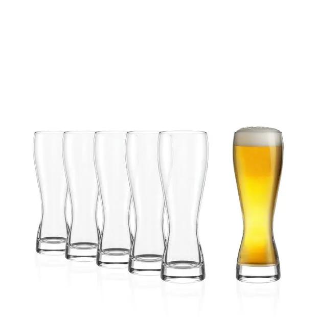 Stolzle Beer Glasses - 395ml - Set of 6 by Stolzle
