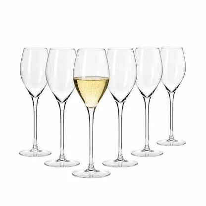 Krosno Avant-Garde Prosecco Glasses - 280ml - Set of 6 by Krosno