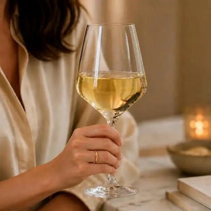 Krosno White Wine Glasses - Set of 6 - 450ml - Avant-Garde Collection by Krosno