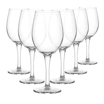 Moda Wine Glasses - 260ml - Set of 6 by Glassware UK