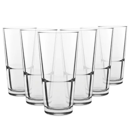Grande Beverage Glasses - 380ml - Set of 6 by Glassware UK