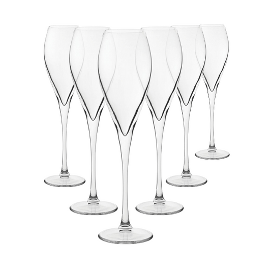 Monte Carlo Champagne Flutes - 320ml - Set of 6