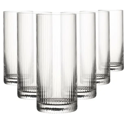 Hayworth Highball Glasses - 350ml - Set of 6 by Glassware UK