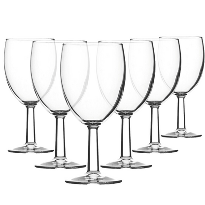 Saxon Glass Goblet - 340ml - Set of 6