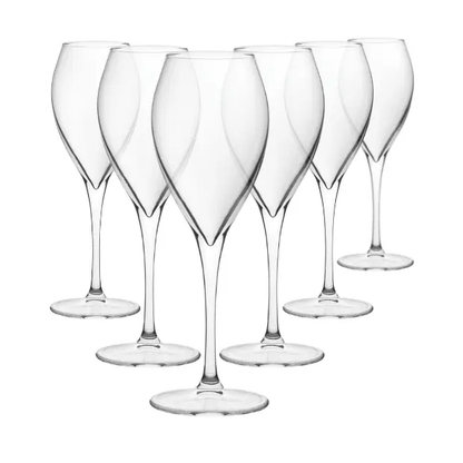 Monte Carlo Wine Glasses - 340ml - Set of 6 by Glassware UK