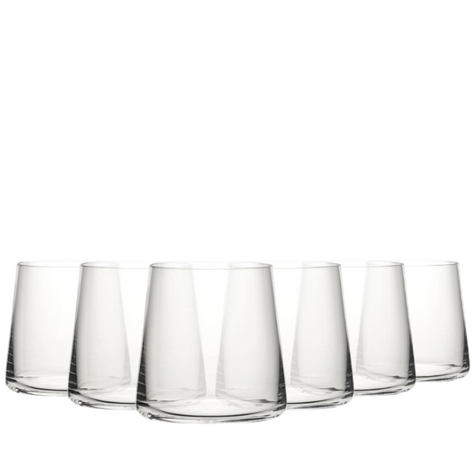 Mode Double Old Fashioned Glass Tumbler - 410ml - Set of 6