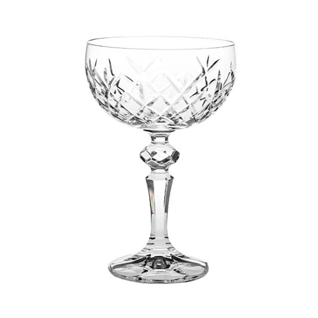 Flamenco Crystalite Full Cut Champagne Saucer - 200ml