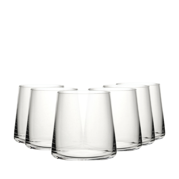 Mode Double Old Fashioned Glass Tumbler - 410ml - Set of 6