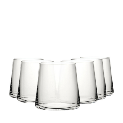 Mode Double Old Fashioned Glass Tumbler - 410ml - Set of 6