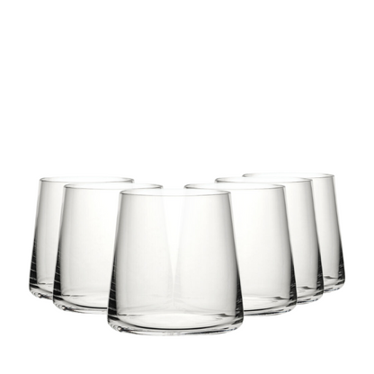 Mode Double Old Fashioned Glass Tumblers - 410ml - Set of 6