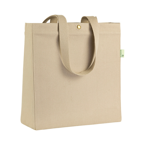 Chevening Eco 12oz Recycled Cotton Tote Natural Camel