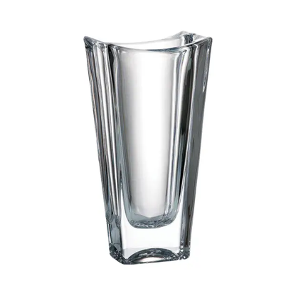 Crystalite Okinawa Tapered Vase by Glassware UK