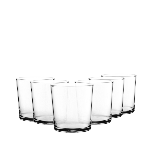 Toughened Turbo Water Glass - 370ml - Set of 6