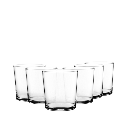 Toughened Turbo Water Glasses - 370ml - Set of 6