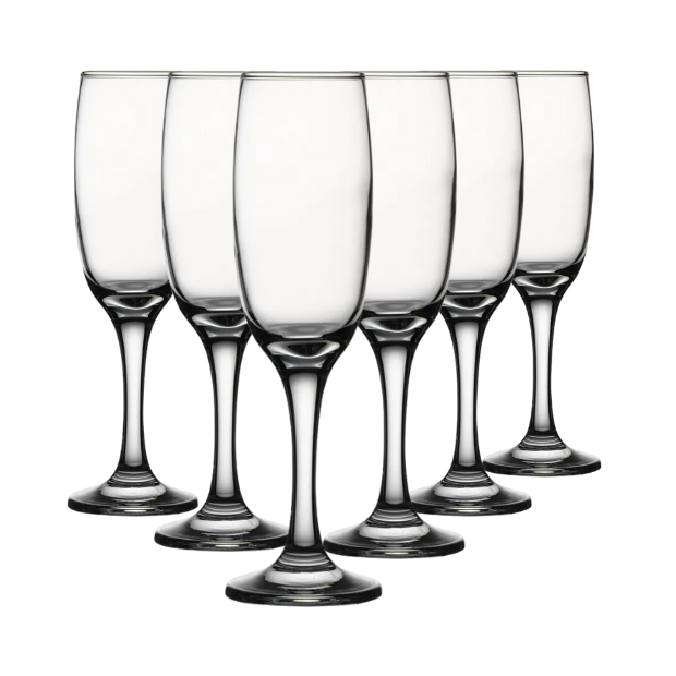 Champagne & Prosecco Glasses - Set of 6