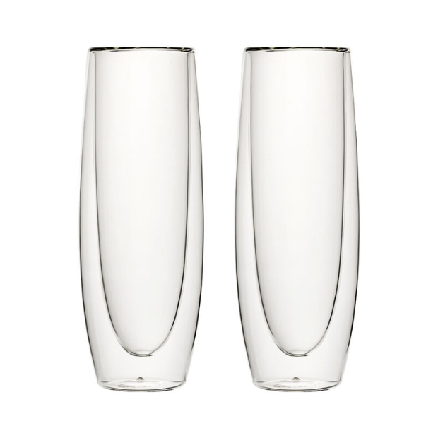 Double Walled Stemless Champagne Flute - 16oz