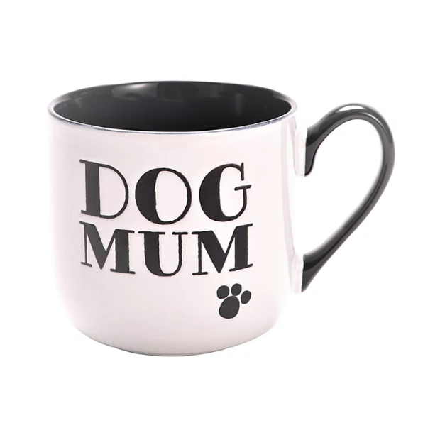 Black & White Dog Mum Mug - 450ml