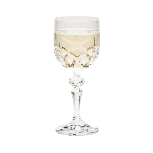 Flamenco Crystalite Full Cut Goblet - 220ml - Set of 6