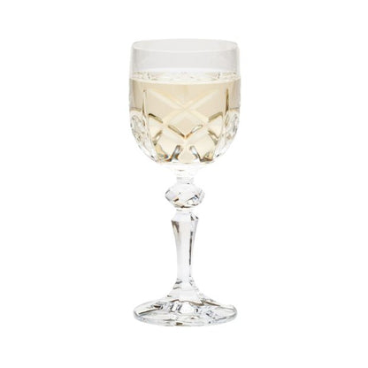 Flamenco Crystalite Full Cut Goblet - 220ml - Set of 6